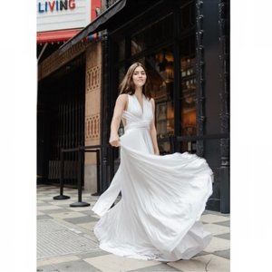 Two Birds New York Classic Ball Gown Ivory
